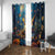Nollaig Chridheil Scottish Gnome Window Curtain Merry Christmas with Starry Night - Wonder Print Shop