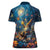 Nollaig Chridheil Scottish Gnome Women Polo Shirt Merry Christmas with Starry Night - Wonder Print Shop