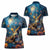 Nollaig Chridheil Scottish Gnome Women Polo Shirt Merry Christmas with Starry Night - Wonder Print Shop