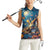 Nollaig Chridheil Scottish Gnome Women Sleeveless Polo Shirt Merry Christmas with Starry Night - Wonder Print Shop