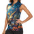 Nollaig Chridheil Scottish Gnome Women Sleeveless Polo Shirt Merry Christmas with Starry Night - Wonder Print Shop