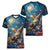 Nollaig Chridheil Scottish Gnome Women V-Neck T-Shirt Merry Christmas with Starry Night - Wonder Print Shop