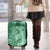 Polynesia Luggage Cover Hibiscus and Hawaiian Tribal Tattoo Retro Style Green Color - Wonder Print Shop