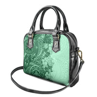 polynesia-shoulder-handbag-hibiscus-and-hawaiian-tribal-tattoo-retro-style-green-color