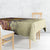 Polynesia Tablecloth Hibiscus and Hawaiian Tribal Tattoo Retro Style Tan Color - Wonder Print Shop