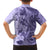 Polynesia Kid Hawaiian Shirt Hibiscus and Hawaiian Tribal Tattoo Retro Style Violet Color - Wonder Print Shop