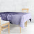 Polynesia Tablecloth Hibiscus and Hawaiian Tribal Tattoo Retro Style Violet Color - Wonder Print Shop