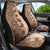 Polynesia Car Seat Cover Hibiscus and Hawaiian Tribal Tattoo Retro Style Pink Pastel LT9 - Wonder Print Shop