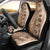 Polynesia Car Seat Cover Hibiscus and Hawaiian Tribal Tattoo Retro Style Pink Pastel LT9 - Wonder Print Shop