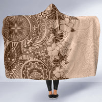 polynesia-hooded-blanket-hibiscus-and-hawaiian-tribal-tattoo-retro-style-pink-pastel