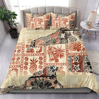 Hawaii Bedding Set Aloha Tribal Pattern Beige Version LT9 - Wonder Print Shop
