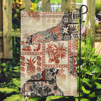 Hawaii Garden Flag Aloha Tribal Pattern Beige Version - Wonder Print Shop