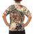 Hawaii Kid Hawaiian Shirt Aloha Tribal Pattern Beige Version - Wonder Print Shop