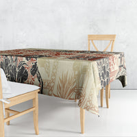 Hawaii Tablecloth Aloha Tribal Pattern Beige Version - Wonder Print Shop