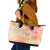 Hawaii Leather Tote Bag Aloha Tribal Pattern Sweat Pink Ombre - Wonder Print Shop