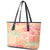Hawaii Leather Tote Bag Aloha Tribal Pattern Sweat Pink Ombre - Wonder Print Shop