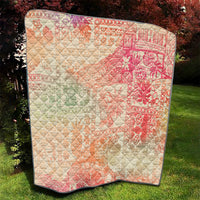 Hawaii Quilt Aloha Tribal Pattern Sweat Pink Ombre - Wonder Print Shop