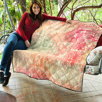 Hawaii Quilt Aloha Tribal Pattern Sweat Pink Ombre - Wonder Print Shop