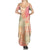 Hawaii Summer Maxi Dress Aloha Tribal Pattern Sweat Pink Ombre - Wonder Print Shop