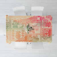 Hawaii Tablecloth Aloha Tribal Pattern Sweat Pink Ombre - Wonder Print Shop