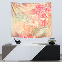 Hawaii Tapestry Aloha Tribal Pattern Sweat Pink Ombre - Wonder Print Shop