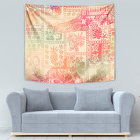 Hawaii Tapestry Aloha Tribal Pattern Sweat Pink Ombre - Wonder Print Shop