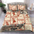 Aloha Hawaii Christmas Bedding Set Mele Kalikimaka Tapa Tribal Retro Style LT9 - Wonder Print Shop