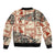 Aloha Hawaii Christmas Bomber Jacket Mele Kalikimaka Tapa Tribal Retro Style LT9 - Wonder Print Shop