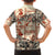 Aloha Hawaii Christmas Family Matching Off Shoulder Maxi Dress and Hawaiian Shirt Mele Kalikimaka Tapa Tribal Retro Style LT9 - Wonder Print Shop