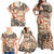Aloha Hawaii Christmas Family Matching Off Shoulder Maxi Dress and Hawaiian Shirt Mele Kalikimaka Tapa Tribal Retro Style LT9 - Wonder Print Shop