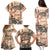 Aloha Hawaii Christmas Family Matching Puletasi Dress and Hawaiian Shirt Mele Kalikimaka Tapa Tribal Retro Style - Wonder Print Shop
