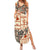 Aloha Hawaii Christmas Family Matching Summer Maxi Dress and Hawaiian Shirt Mele Kalikimaka Tapa Tribal Retro Style - Wonder Print Shop