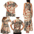 Aloha Hawaii Christmas Family Matching Tank Maxi Dress and Hawaiian Shirt Mele Kalikimaka Tapa Tribal Retro Style - Wonder Print Shop
