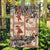 Aloha Hawaii Christmas Garden Flag Mele Kalikimaka Tapa Tribal Retro Style - Wonder Print Shop