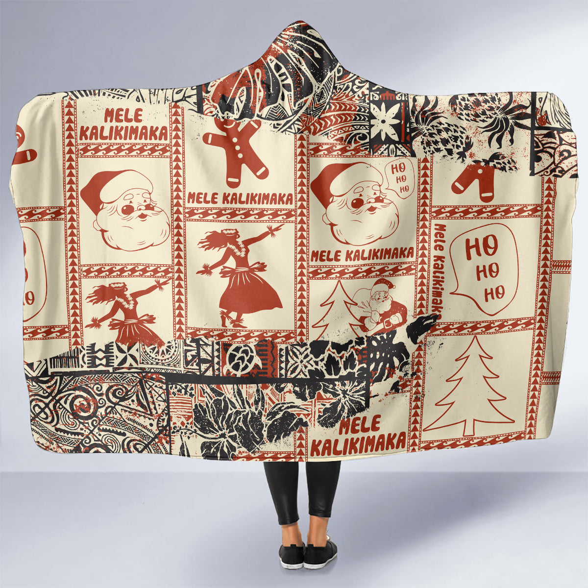 aloha-hawaii-christmas-hooded-blanket-mele-kalikimaka-tapa-tribal-retro-style
