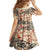 Aloha Hawaii Christmas Kid Short Sleeve Dress Mele Kalikimaka Tapa Tribal Retro Style - Wonder Print Shop