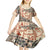 Aloha Hawaii Christmas Kid Short Sleeve Dress Mele Kalikimaka Tapa Tribal Retro Style - Wonder Print Shop