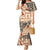 Aloha Hawaii Christmas Mermaid Dress Mele Kalikimaka Tapa Tribal Retro Style - Wonder Print Shop