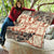Aloha Hawaii Christmas Quilt Mele Kalikimaka Tapa Tribal Retro Style - Wonder Print Shop