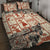 Aloha Hawaii Christmas Quilt Bed Set Mele Kalikimaka Tapa Tribal Retro Style - Wonder Print Shop