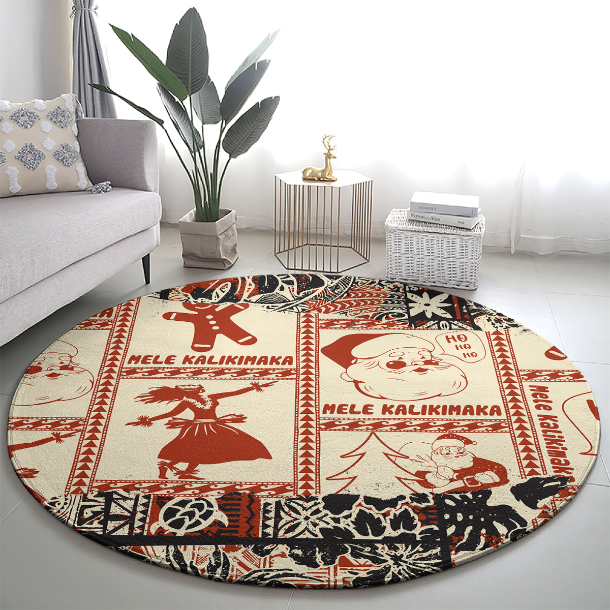 aloha-hawaii-christmas-round-carpet-mele-kalikimaka-tapa-tribal-retro-style