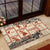 Aloha Hawaii Christmas Rubber Doormat Mele Kalikimaka Tapa Tribal Retro Style - Wonder Print Shop