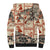 Aloha Hawaii Christmas Sherpa Hoodie Mele Kalikimaka Tapa Tribal Retro Style - Wonder Print Shop