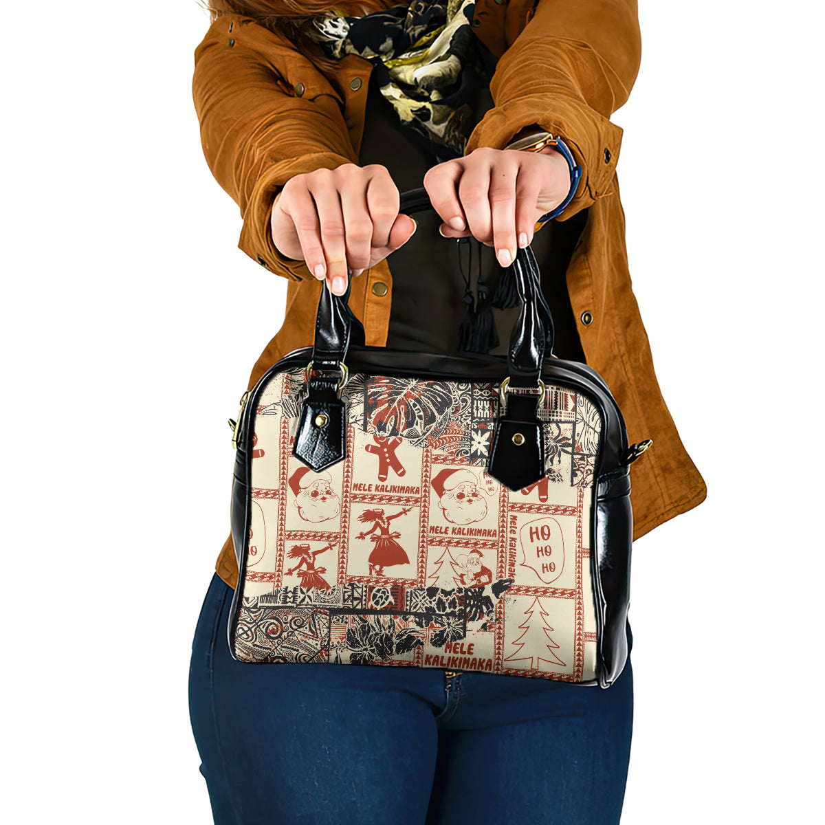 aloha-hawaii-christmas-shoulder-handbag-mele-kalikimaka-tapa-tribal-retro-style