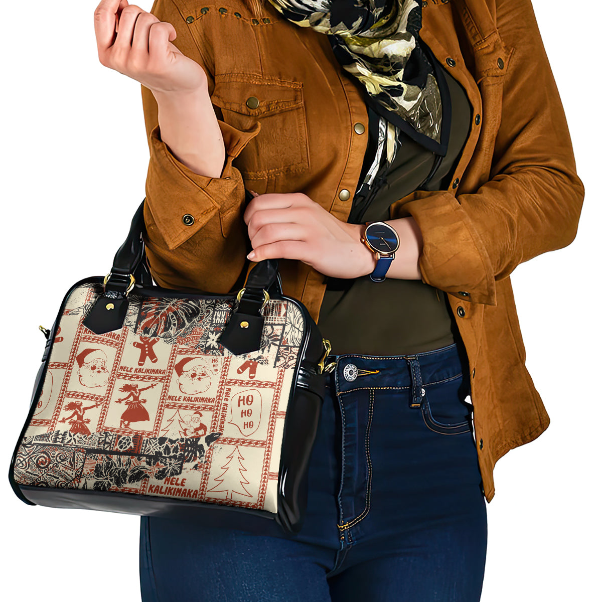 aloha-hawaii-christmas-shoulder-handbag-mele-kalikimaka-tapa-tribal-retro-style