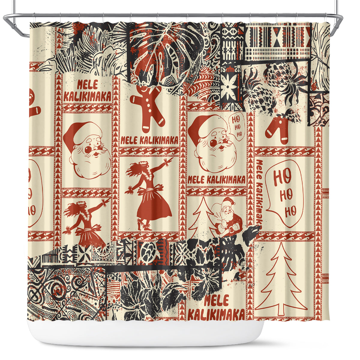 aloha-hawaii-christmas-shower-curtain-mele-kalikimaka-tapa-tribal-retro-style