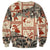 Aloha Hawaii Christmas Sweatshirt Mele Kalikimaka Tapa Tribal Retro Style - Wonder Print Shop
