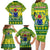 Cook Islands Christmas Family Matching Long Sleeve Bodycon Dress and Hawaiian Shirt Santa Beach Meri Kiritimiti LT9 - Wonder Print Shop