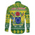 Cook Islands Christmas Family Matching Long Sleeve Bodycon Dress and Hawaiian Shirt Santa Beach Meri Kiritimiti LT9 - Wonder Print Shop