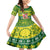 Cook Islands Christmas Family Matching Mermaid Dress and Hawaiian Shirt Santa Beach Meri Kiritimiti LT9 - Wonder Print Shop